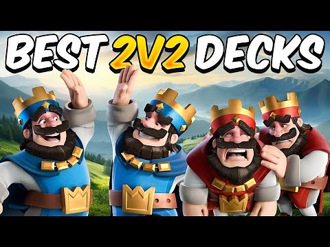 I will beat 2v2 using the BEST DECKS with RANDOM TEAMMATES!