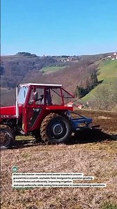 Powerful Tractor Land Leveler in Action 🚜 #FarmingTech #AgriTools #TractorWork