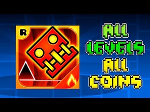 Geometry Dash Meltdown ALL LEVELS - ALL COINS