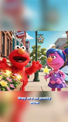 Elmo and Abby Flowers Magical #kidslearning #zakiscartoons #educationalgames
