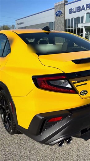 1 of only 350 in the U.S. — the all-new 2026 Subaru WRX tS Series.Yellow 💛 #subaru #wrx #yellow #car