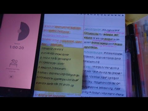 [ASMR] STUDY WITH ME // background noise / ambient sounds / aesthetic notes