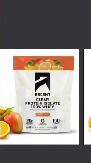 Ascent Clear Whey Protein Isolate - Orange Mango
