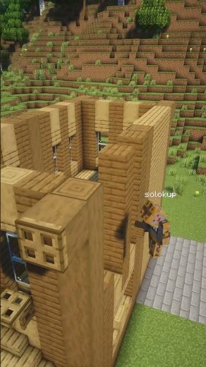 Perfect Duo House for Survival! #minecraftbuilding