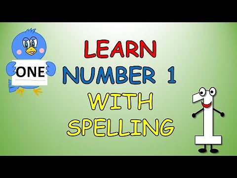 Number One Nursery Rhyme | Learn to spell One | Kids Song | The Kid Next Door