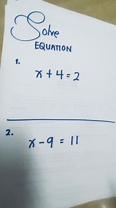 3.5M views · 74K reactions | Solving simple equation #mathreels #mathproblems #mph #teachertina #algebra | Math Problems PH | Facebook
