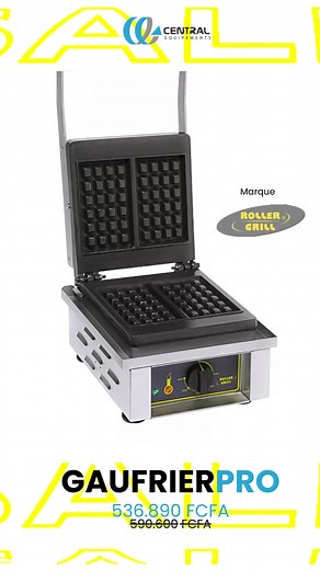 Gaufrier professionnel GES 20 pour restauration rapide