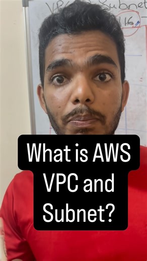 What is AWS VPC and subnet? #aws #devops #tech #job #interview #cloudcomputing #azure #gcp #docker