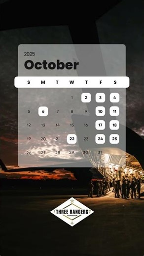 October 2025 Events Calendar