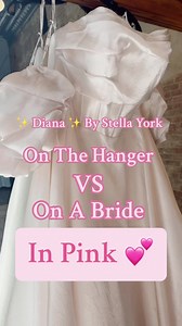 This Bride Is Pretty In Pink  #wildrosebridal #stellayork #pink #pinkdress #weddingtiktok #weddingdress #bride #2025bride | Wild Rose Bridal Mount Carmel | Facebook