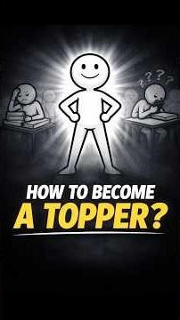 How to Become a TOPPER? 🔥 | 4 Rules Every Student Must Follow