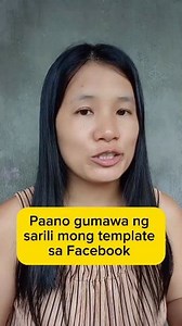 Paano gumawa ng sariling video template dito sa facebook #facebook #template | Ilokana Blog