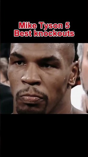 Top 5 mike tyson knockouts