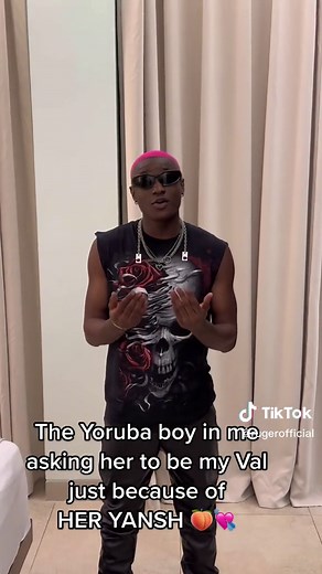 Who wants to be my Val 💘😂 @DJ Neptune x RUGER Bienvenue 😘😘