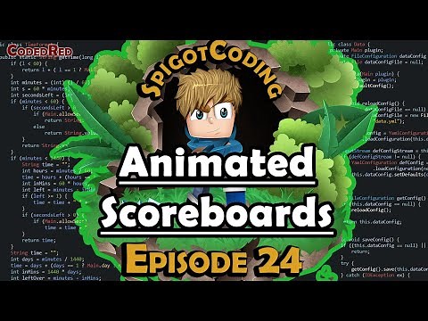 How to make a Spigot 1.15+ plugin (Ep24) Animated Scoreboards
