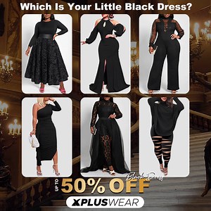 Something that always is a perfect outfit is the little black one. Fall in love with XPLUSWEAR styles✨ | XplusWear | Facebook