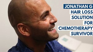 52K views · 230 reactions | • Chemotherapy Patient Defies Hair Loss • After battling with a brain tumor & losing his hair from chemotherapy, Jonathan G regains his confidence through Scalp Micropigmentation  • WATCH MORE: www.hairlineink.com/testimonials | Hairline Ink | Facebook