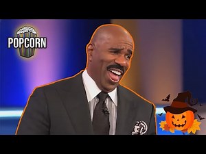 BEST & FUNNIEST Halloween Answers from Family Feud with STEVE HARVEY!