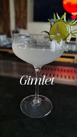 Classic Gimlet Recipe 🍸 Easy Gin Cocktail #bar #gincocktail #gimlet