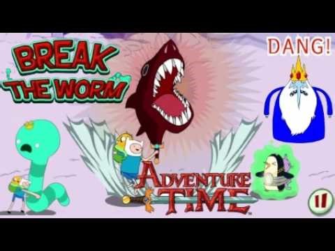 Adventure Time: Break The Worm Flash Gameplay No Commentary - Ice Kingdom Level