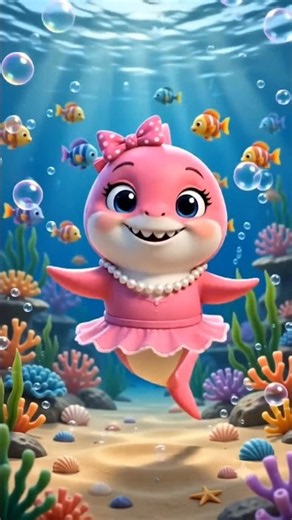 🦈 Baby Shark's Super Fun Dance! 🎵 | Cute Underwater Dance for Kids 🌊💃