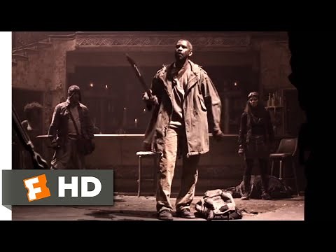 The Book of Eli (2010) - Bar Fight Sermon Scene (3/10) | Movieclips