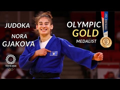 Nora Gjakova of Kosovo wins first judo gold medal in Tokyo 2020 Olympics