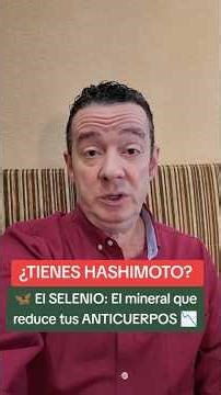 Do you have Hashimoto's? 🦋 Selenium: The mineral that reduces your antibodies 📉 #shorts #selenium