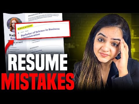 Resume Mistakes You Must Avoid (With Examples) | How To Write ATS-Friendly Resume