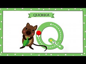 Words From Letter Q | Words From alphabets | Kids Vocabulary Words | How to write Q