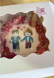 Cute Roblox Pastel Couple Cake Decoration Ideas