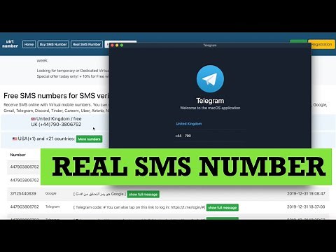 Real SMS number to receive sms