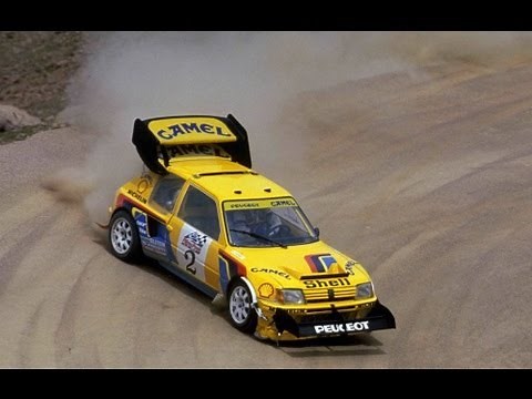 History from 1987 as Ari Vatanen tackles Pikes Peak in a Group B Peugeot 205 Turbo T16