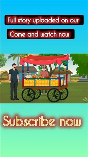 Pani Puri Seller Boy | Hindi Cartoon Story #cartoon #animation #moralstory #shortvideo #fairytales