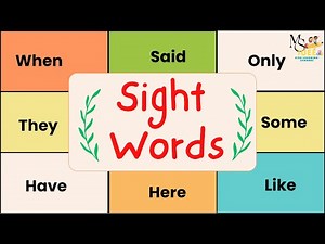 Learn Sight Words with Fun Songs and Animations for Kids! #kidslearning #education #funlearning