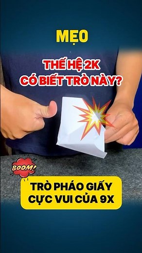 #TIP 426 | Extremely fun paper cannon folding game of the early 9X generation | How to make a pap...