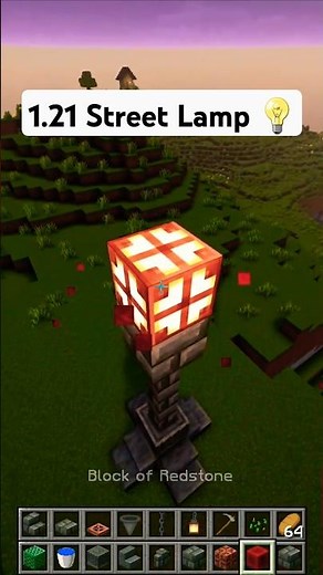 Minecraft 1.21 Street Lamp 💡 Build Idea & Tutorial #minecraft