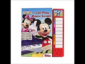 Mickey Mouse ClubHouse I Can Play Piano Songs Book