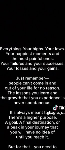 Everything happens for a reason. #readingenglish #readingchallenge #learnenglish #teleprompterchallenge #fyp