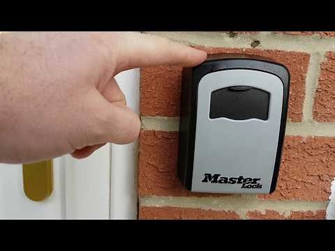 How to open a key box?