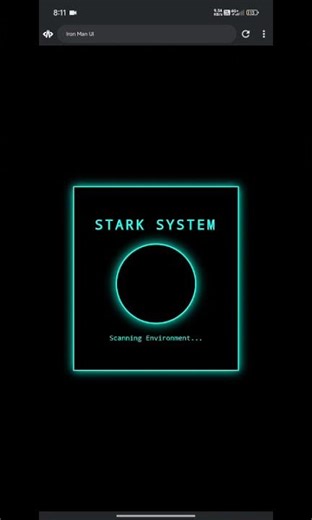 I Made an Iron Man Style UI Using Only HTML & CSS 🤯