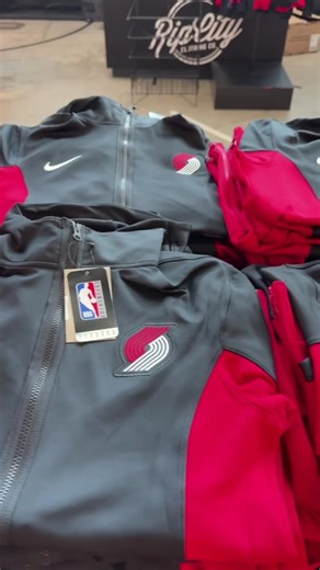 Portland Trail Blazers on Instagram: "Tonight’s Red Hot Drop is 50% off the Pinwheel Showtime Jacket! Find us at Rip City Clothing, entry A-19 in the arena, or visit @ripcityclothing's link in bio to shop tonight's exclusive deal online."
