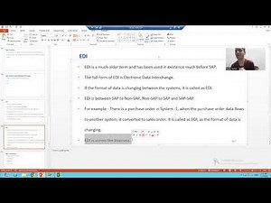 14 - Cross Applications - IDOC's - Data Exchange Methods(ALE and EDI)