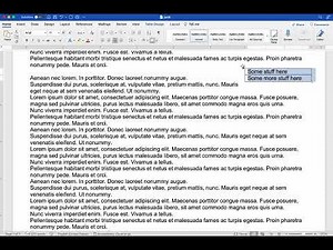 Unable to easily move a table in Microsoft Word