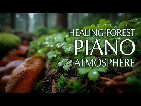 Healing Forest Piano Atmosphere | Relaxing Piano | Nature Sounds for Sleep and Deep Study
