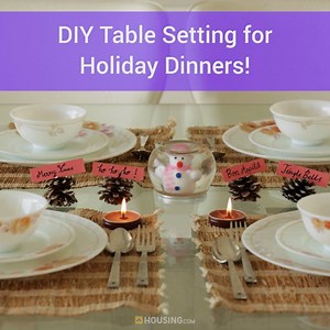 141K views · 669 reactions | The festive season is here, and that means it's time for dinner parties! Try out this fun and creative #DIY table setting, with your very own snow globe! | Housing.com | Facebook