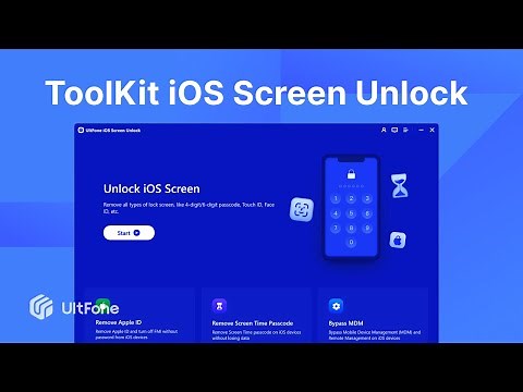 UltFone: How to Use UltFone iOS Screen Unlock