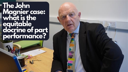 The John Magnier case: what is the equitable doctrine of part performance? | Terry Gorry & Co. Solicitors