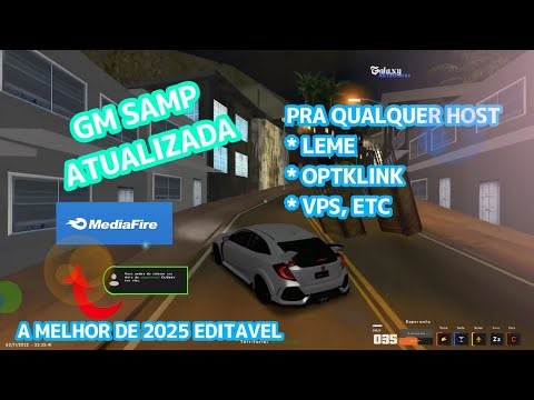 SAIUU!😱NOVA GM SAMP MAPEADA ESTILO FIVEM PEGANDO LEMEHOST, OGP E OPTLINK 2026!!!!