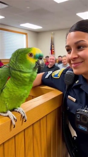 She wasn’t ready for what the parrot said😂#ParrotRoast#FunnyShorts#UnexpectedReply#Comedy#ViralClip